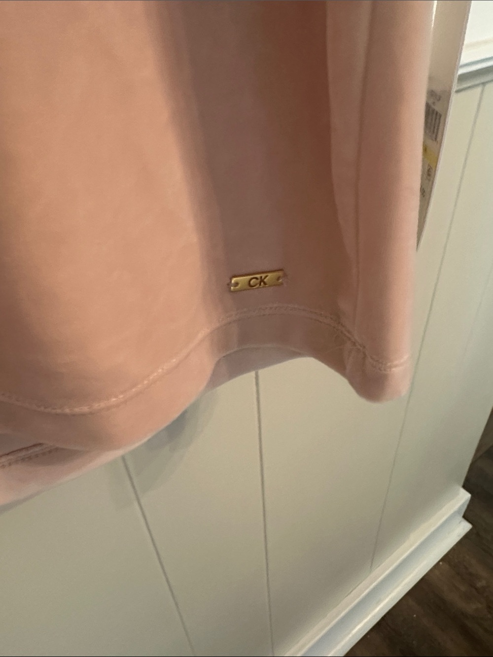 Calvin Klein Light Pink Hooded Mini Dress Size   Medium NWT - Picture 7 of 8